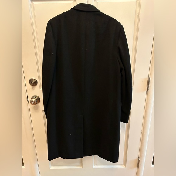 Genuine Montagnac & Fils Overcoat Sz 44/46 black - Picture 3 of 12